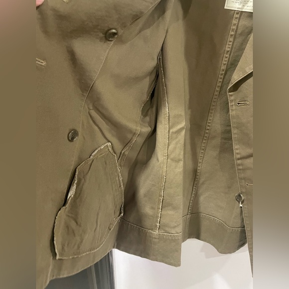 Khaki Color blazer coat. Used. Size S - Picture 3 of 13